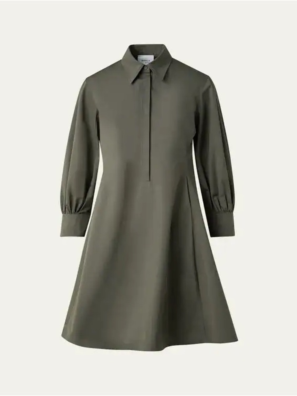 AKRIS
Cotton Poplin Mini Shirtdress